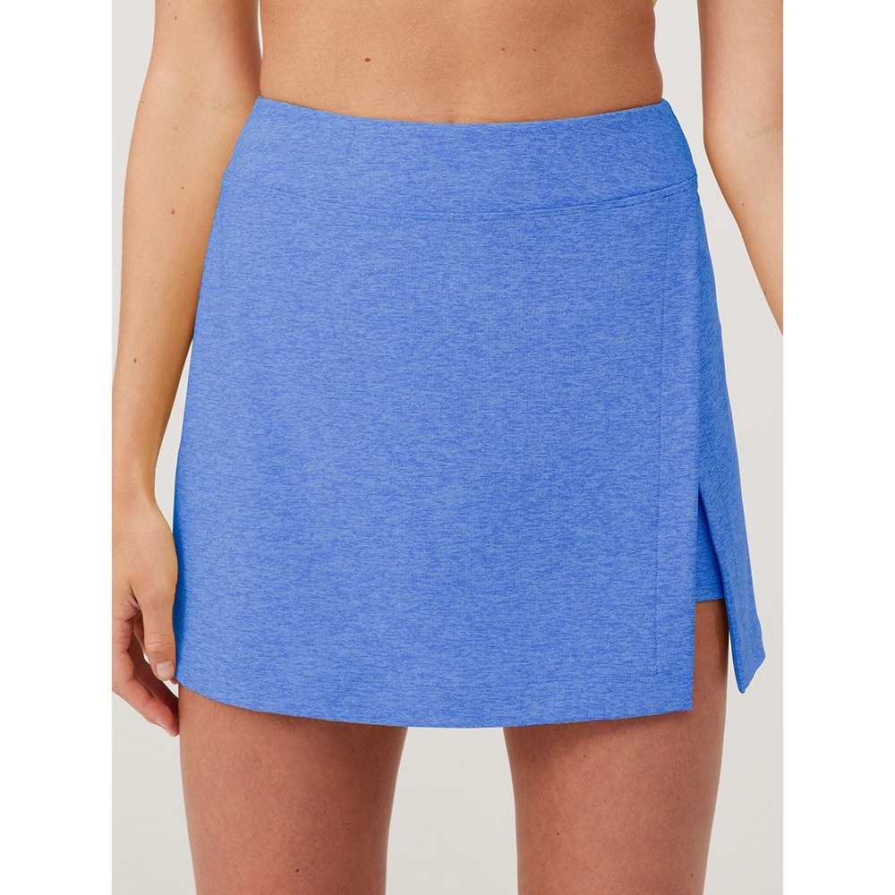 Outdoor Voices Court Skort Blue Heathered Athletic Tennis Skirt Women Size Small